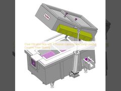 صندوق ترشيح شفاف بسعة 2 باوند وختم من الألياف الخزفية طويل الأمد