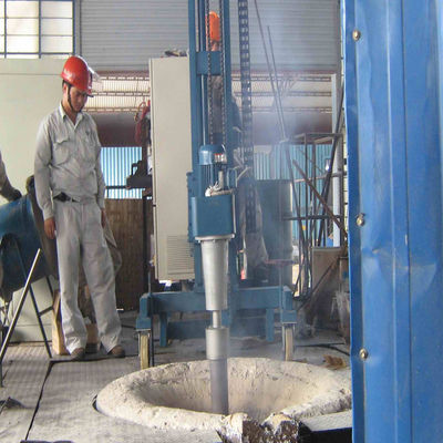 0 - 300mm / S آلة حقن الجريان نظام إزالة الغازات والخبث