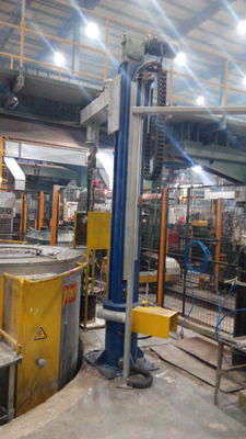 آلة إزالة الغازات من الألومنيوم 380 فولت 50 هرتز مع حياة غسيل متينة لمدة 18 شهرًا وتكرير النيتروجين أو الأرغون عالي النقاء