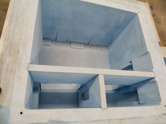 صندوق تصفية آلة صب الكربون النشط مع فلتر رغوة السيراميكي 60 PPI