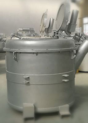 مغارف نقل الألومنيوم المنصهر ذات الأداء العالي مع غطاء مخصص للمغرفة وطريقة صب الضغط الفراغي