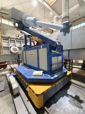 حقن التدفق الدوار مع سرعة إزالة الغازات القابلة للتعديل وعمود الدوار الجرافيتي لتنقية الألومنيوم بغاز النيتروجين عالي النقاء