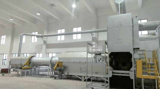 معدات معالجة خبث الألومنيوم الأوتوماتيكية مع نظام التحكم PLC لكفاءة استخلاص عالية وبصمة صغيرة