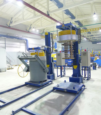 سخان مغرفة قوي لمغارف النقل تدفق الهواء ≤ 50 متر مكعب/ساعة قوة رفع أسطوانة الهواء