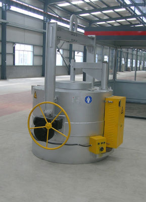 الغاز الصناعي المعلق فرن الألومنيوم بوتقة نوع كهربائي 500KG