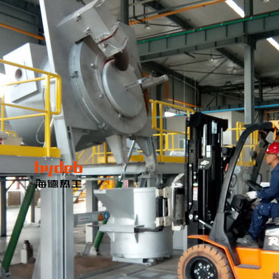 220V / 380V فولت ألومنيوم فرن الاحتفاظ مع موليبدينوم ديزيليسيد عنصر التدفئة والفولاذ الكربوني