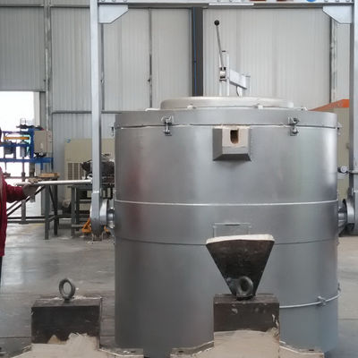 فرن الاحتفاظ بالألمنيوم 200-500 ° C 20-50 KW مع 1 سنة بعد البيع