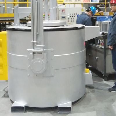 فرن الاحتفاظ بالألمنيوم 200-500 ° C 20-50 KW مع 1 سنة بعد البيع