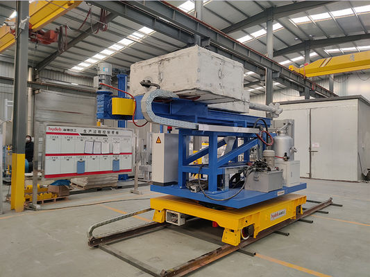 حقن تدفق دواري مع محرك سيرفو لتحكم ضغط الحقن 0-300mm/s سرعة وضغط 25MPa لمصافحة الألومنيوم