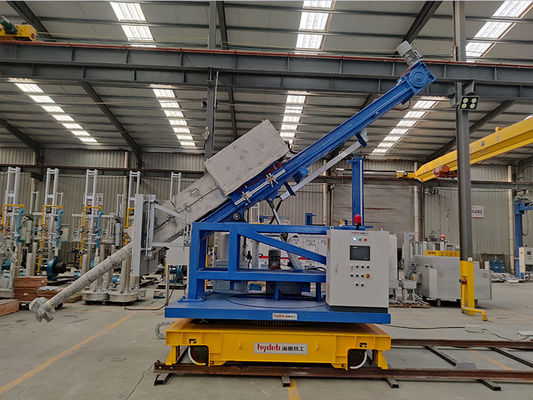 حقن تدفق دواري مع محرك سيرفو لتحكم ضغط الحقن 0-300mm/s سرعة وضغط 25MPa لمصافحة الألومنيوم