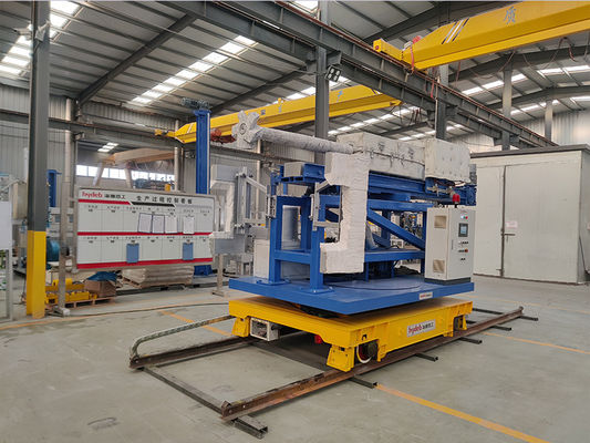 حقن تدفق دواري مع محرك سيرفو لتحكم ضغط الحقن 0-300mm/s سرعة وضغط 25MPa لمصافحة الألومنيوم