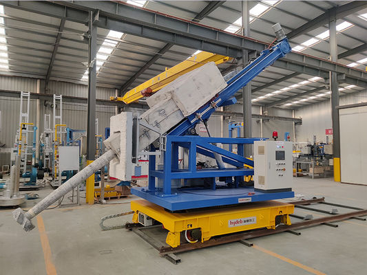 حقن تدفق دواري مع محرك سيرفو لتحكم ضغط الحقن 0-300mm/s سرعة وضغط 25MPa لمصافحة الألومنيوم