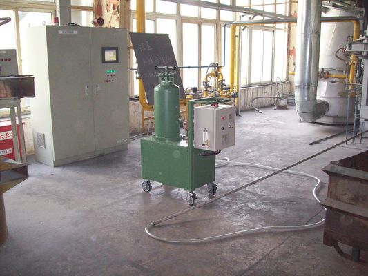 15-50L الألومنيوم المنصهر إزالة الغازات مع معدات التكرير عن طريق الحقن لصهر الألومنيوم