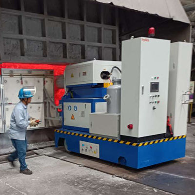 3kW الطاقة الإجمالية آلة إزالة الغازات المكررة من الألومنيوم قابلة للتعديل ضغط الغاز المكرر مبا 0.1-0.6 قابلة للتخصيص