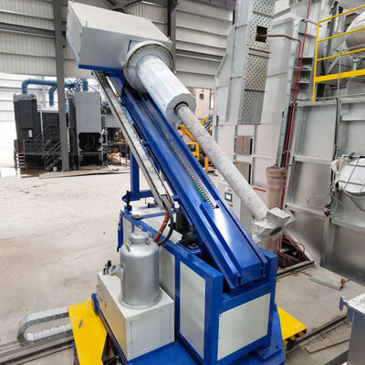 ضغط غاز التكرير من 0.4 ∼ 0.6MPa آلة حقن تدفق للسيولة الألومنيوم نطاق عمق 600-1100mm