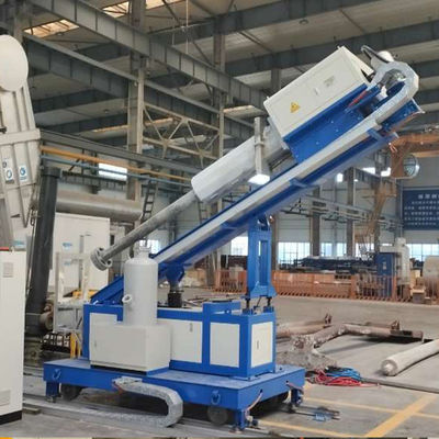 حقن التدفق الدواري لتطبيقات الترددات العالية 0-380 R/min سرعة الدوار الجرافيت 50Hz 4500kg الوزن الصافي