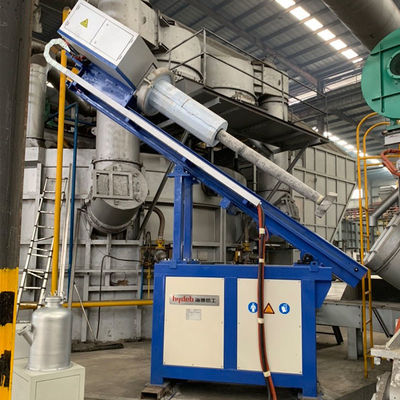 حقن التدفق الدواري لتطبيقات الترددات العالية 0-380 R/min سرعة الدوار الجرافيت 50Hz 4500kg الوزن الصافي