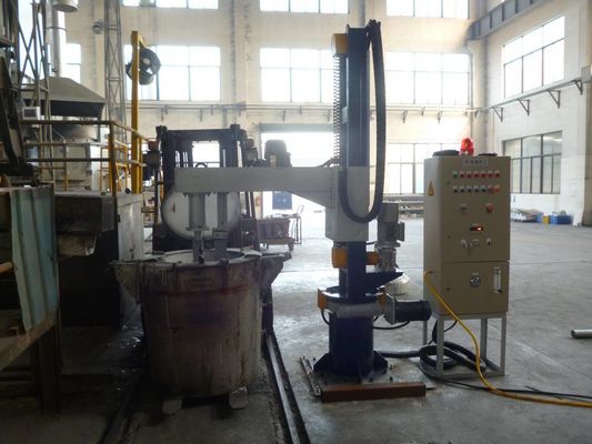 ≤5mm حجم جزيئات تدفق التكرير آلومنيوم آلة إزالة الغازات للتكرير مع طاقة 3kW