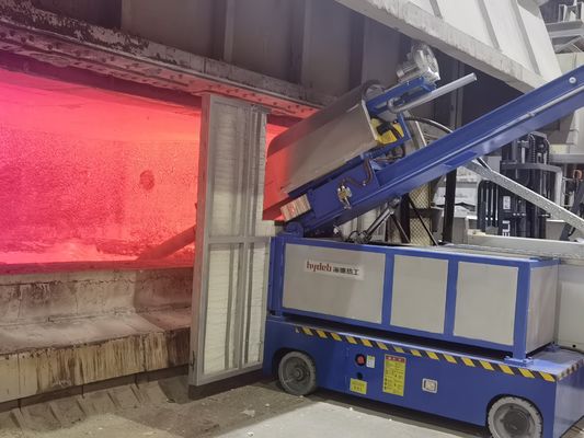 حجم جسيمات تدفق التكرير ≤5mm 15kW طاقة إجمالية آلومينيوم آلة إزالة الغاز للإزالة المتقدمة