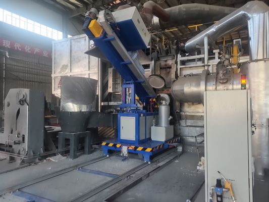 حقن التدفق الدوراني بمعدل تدفق 15 لترًا في الدقيقة، وحدة حقن دوارة، ونظام تحكم PLC لكفاءة عالية