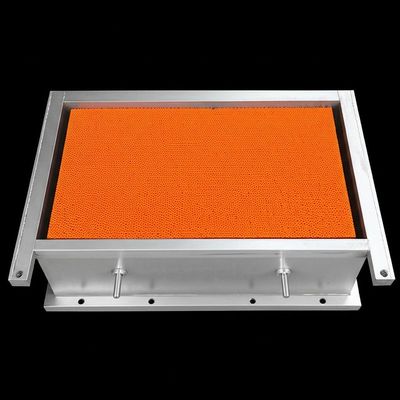 صندوق تصفية آلة صب الكربون النشط مع فلتر رغوة السيراميكي 60 PPI