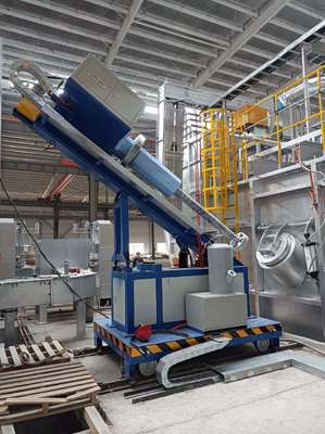 930 كجم 880 مم سبيكة فرن صهر كهربائي صغير للألمنيوم ذوبان سريع للألمنيوم