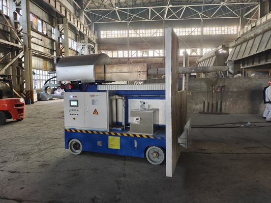 930 كجم 880 مم سبيكة فرن صهر كهربائي صغير للألمنيوم ذوبان سريع للألمنيوم