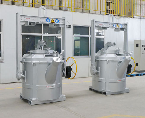 مغرفة الشفة معززة بالفولاذ لنقل الألومنيوم المنصهر لنقل سلس لسائل الألومنيوم المنصهر