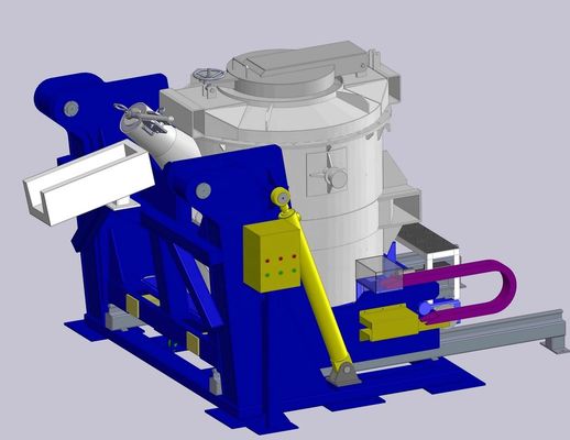 مغارف نقل الألومنيوم المنصهر ميزات السلامة وفتحة الصب متضمنة