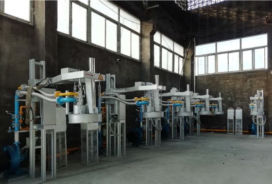 ضغط الغاز 5000Pa نظام التسخين المسبق للخام الضغط 0.5-0.7MPa