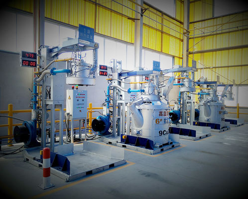 NG Electric Power Blue Ladle Preheater Burners Station لمغرفة نقل سبائك الألومنيوم