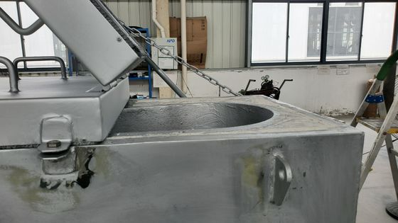 CFF12 12in CFF In Line Air Handler Filter Box من أجل نقاء الألومنيوم المصهور ISO9001