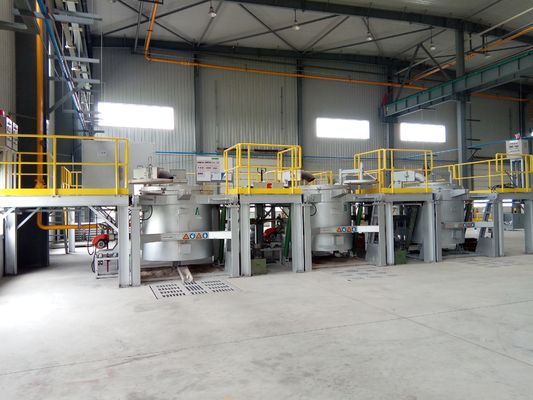 600kg 950C فرن صهر الألومنيوم الكهربائي الصناعي لقالب الصب