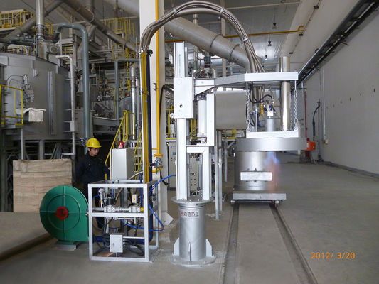 LPG Ladle Preheater Burners الغاز الطبيعي NG فرن المعالجة الحرارية الكهربائية 50M3 / H