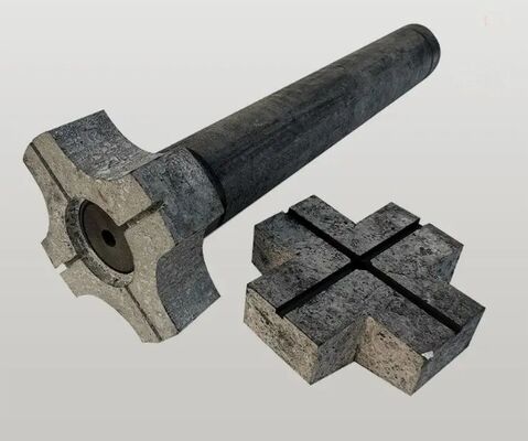 عمود الدوار من الجرافيت لمستقذ التدفق الدوار مع مقاومة درجات الحرارة العالية ومقاومة الصدمات الحرارية والزبدة الذاتية