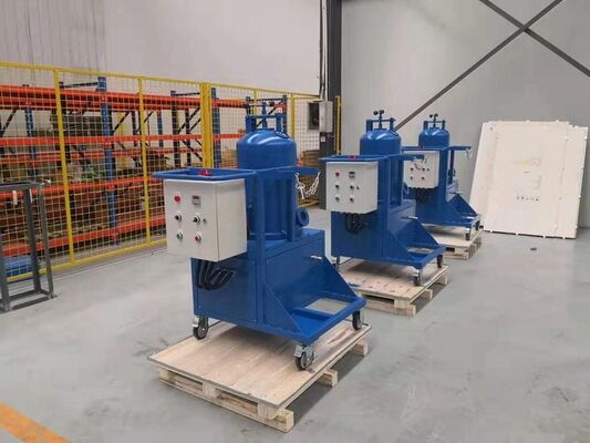 آلة حقن التدفق بسعة بوتقة 120 لتر مع تذبذب دوار 30 درجة وحقن 0-500 جم/دقيقة لتنقية الألومنيوم