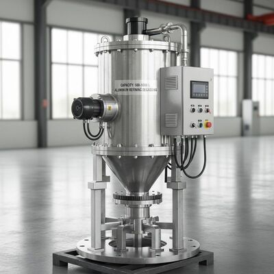 سعة 500-1000 لتر من الألومنيوم تصفية آلة إزالة الغازات الجهاز المصمم لتعزيز التحكم في ذوبان الألومنيوم