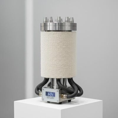 عزل بطانية الألياف السيراميكية لحاقن التدفق الدوار الذي يوفر إزالة الهيدروجين وكفاءة إزالة الغازات بنسبة 60 بالمائة في صب المعادن